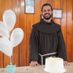 Colaboradores da Sede Provincial celebram 7º aniversário de Ordenação Presbiteral de Frei Rogério