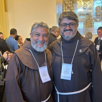 Frei Alex e Frei Edgar participam do XXVI Encontro Nacional de Reitores de Santuários em Aparecida