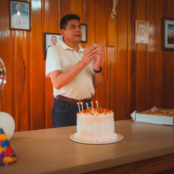 Em clima fraterno, Sede Provincial celebra os 60 anos de Frei Carlos Antônio
