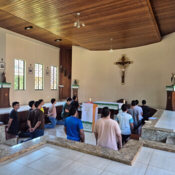 Jovens participam de Convivência Vocacional e experimentam a vida fraterna no Postulantado em Anápolis